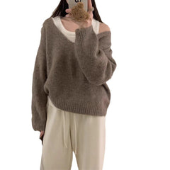 Women's Two-Piece Knitted Sweater