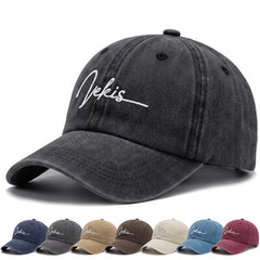 Vintage Washed Cotton Baseball Cap