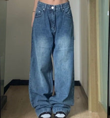 Vintage Blue Wash Boyfriend Jeans
