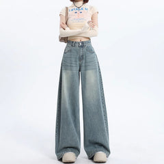 Loose Wide-Leg Jeans for Women