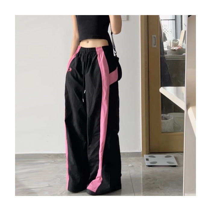 Color Block Patchwork Y2K Baggy Sweatpants