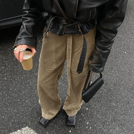 Vintage Straight Leg Corduroy Pants