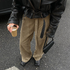 Vintage Straight Leg Corduroy Pants