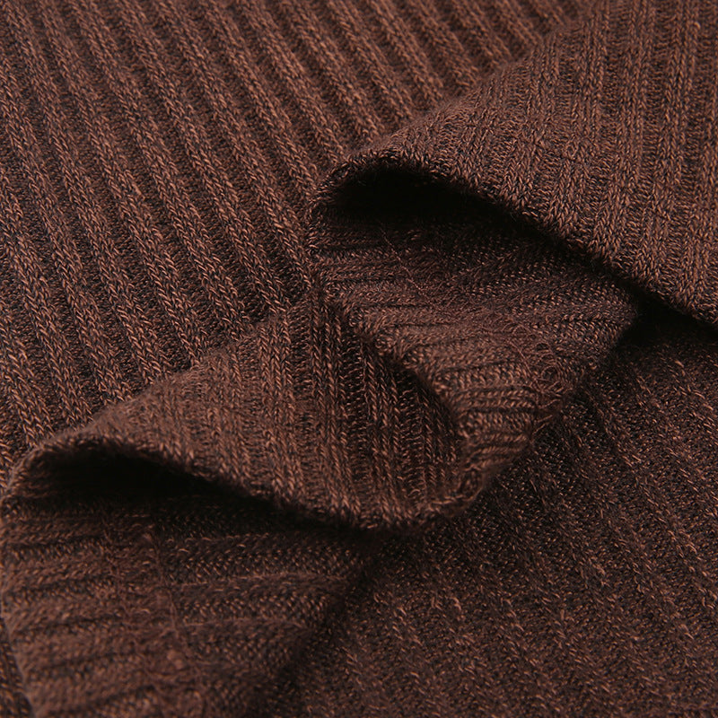 Lace Paneled Button Long Sleeve Knit Top - fairypeony