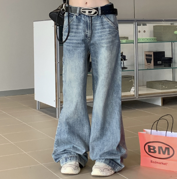 90's Vintage Washed Baggy Boyfriend Jeans