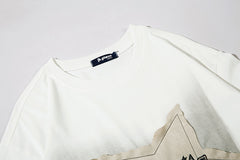 Star Patch Oversized Short Sleeve Tee