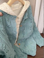 Womens Knitted Sweater and Hoodie - fairypeony