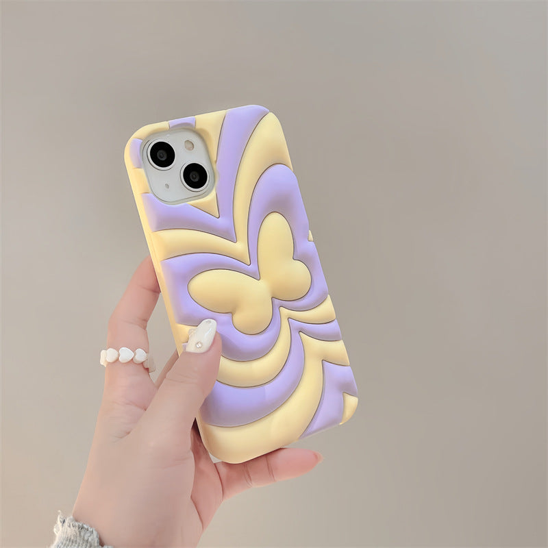 Summer Cream Butterfly Phone Case - fairypeony