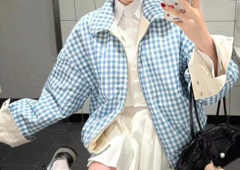 Reversible Plaid Jacket