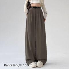 Casual High Waist Wide Leg Pants