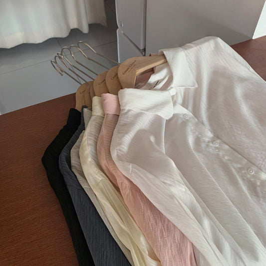 Sun Protection Loose Long Sleeve Blouse