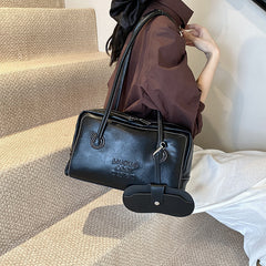 Vintage Large Capacity Two Piece Shoulder Bag