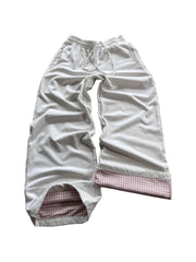 Y2K Wide-Leg Patchwork Pants