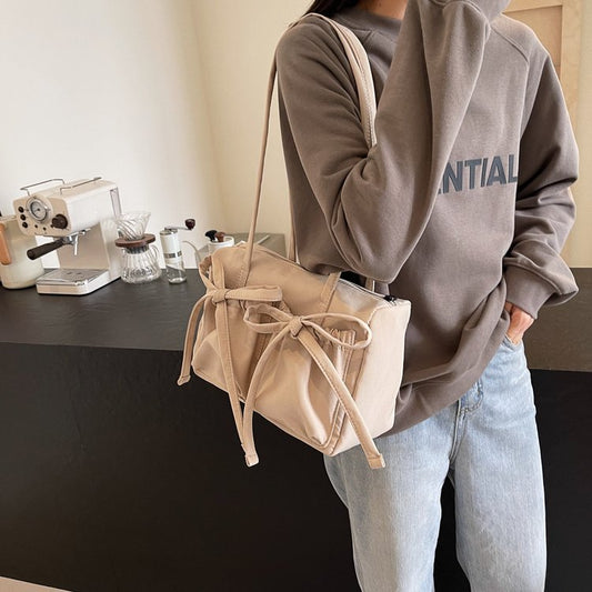 Bow Knot Large Capacity Shoulder Bag