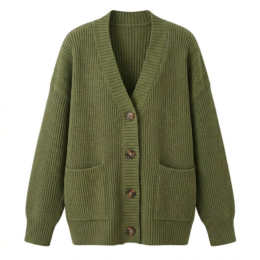 Vintage Loose Knit Cardigan