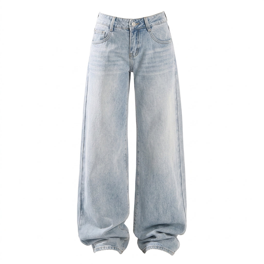 Retro Wide-Leg Jeans