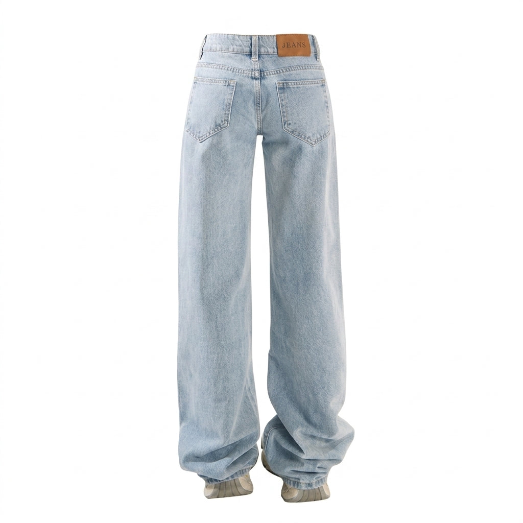 Retro Wide-Leg Jeans