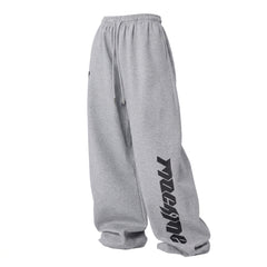 Hip-Hop Dance Pants – High-Waist Wide-Leg Streetwear Trousers with 3D Print