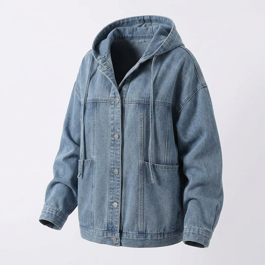 Vintage Hooded Denim Jacket