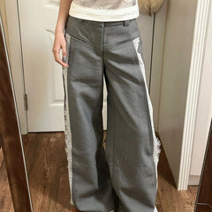 OOTD: Short Sleeve Tee +  Wide Leg Pants + Leather Shoulder Bag