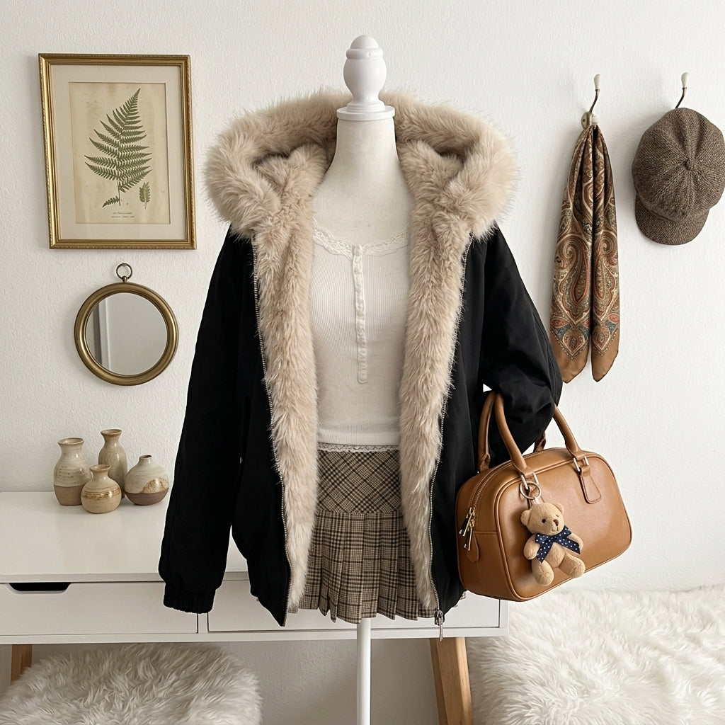 Hooded Cotton Padded Jacket