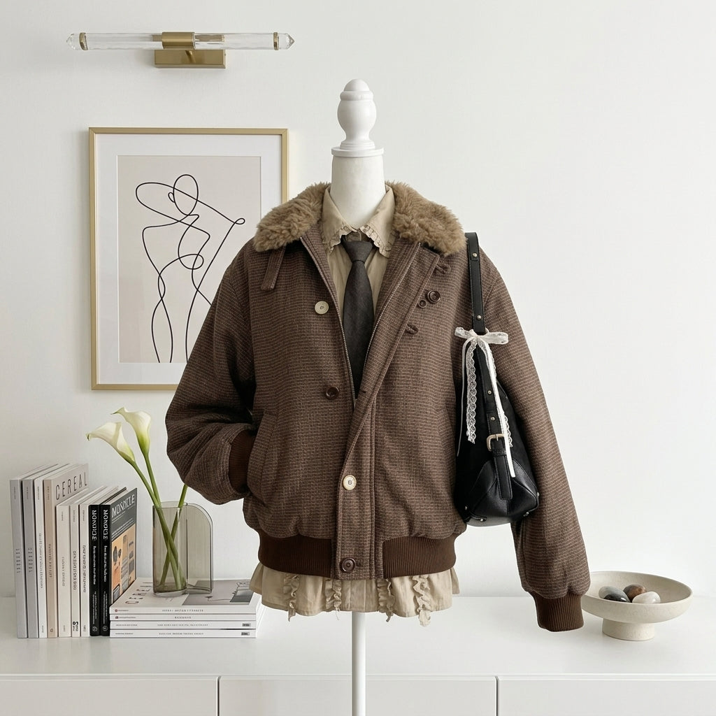 Retro Cotton-Padded Jacket