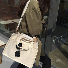 Student Large Canvas Shoulder Bag