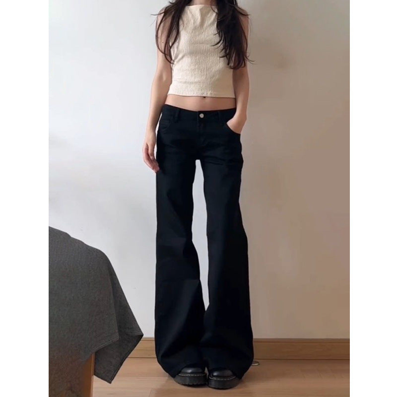 Vintage Low Waist Straight Leg Jeans