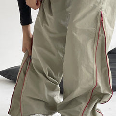 Vintage Zip Up Baggy Sweatpants