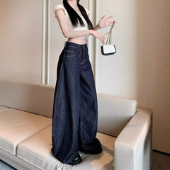 Vintage High Waist Baggy Loose Jeans - fairypeony