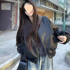 Leather Cool Wind Retro Loose Motorcycle Clothing