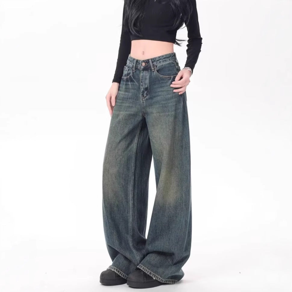 Vintage 90s High Waist Baggy Wide Leg Jeans
