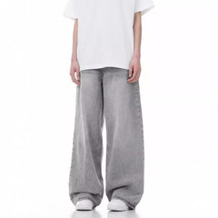 Vintage Light Wash Straight Leg Baggy Jeans