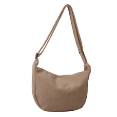 Solid Color Corduroy Shoulder Bag