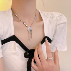 Pearl Cascade Necklace - fairypeony