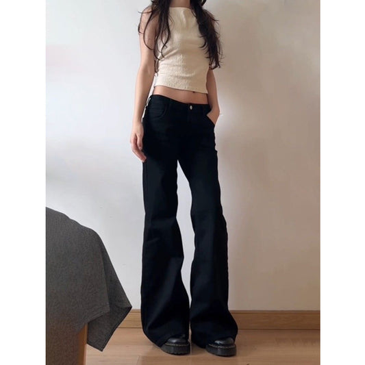 Vintage Low Waist Straight Leg Jeans