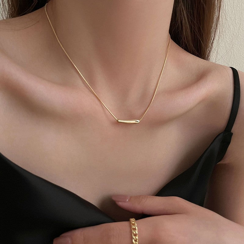 Double-layer Pearl Camellia Necklace - fairypeony