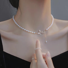 Light Luxury Temperament Pearl Necklace