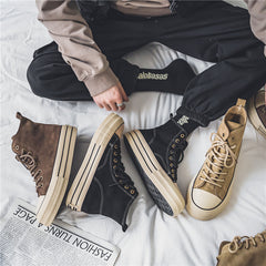 Vintage Canvas High Top Sneakers