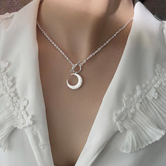 Galaxy Silver Pearl Necklace