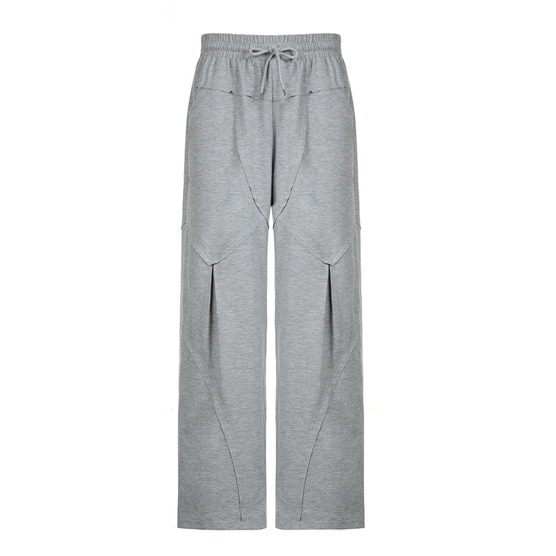 Vintage Baggy Patchwork Loose Sweatpants