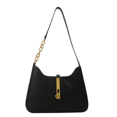 Gold Chain Glam Shoulder Bag - fairypeony