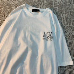 Japanese Cartoon Print Oversized T-shirt