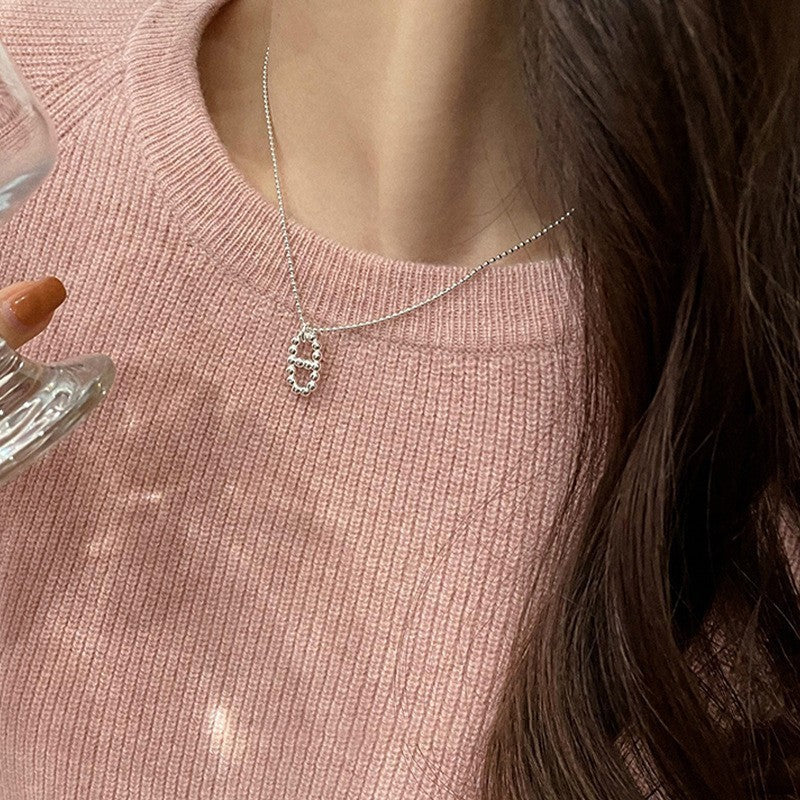 Double-layer Pearl Camellia Necklace - fairypeony