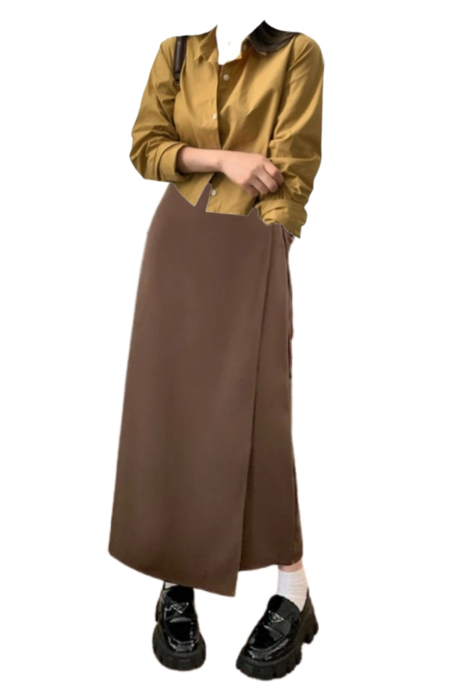 OOTD: Crop Blouse + Maxi Skirt - fairypeony