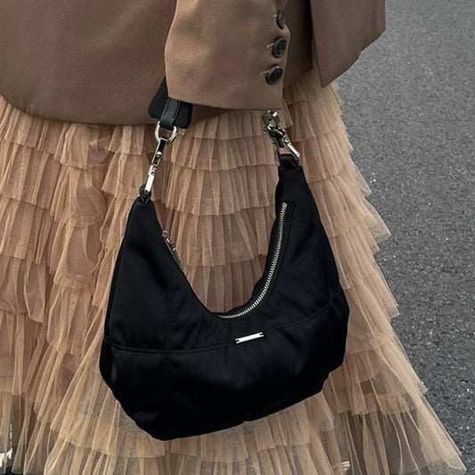 Quilted Hobo Shoulder Bag