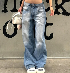 Vintage Blue Wash 90s Baggy Jeans