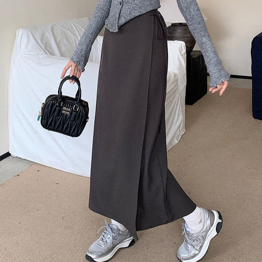 OOTD: Crop Blouse + Side Tie Maxi Skirt - fairypeony