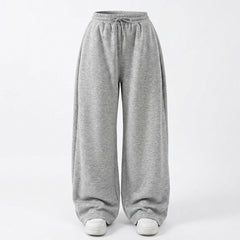 Gray sweatpants on a white background