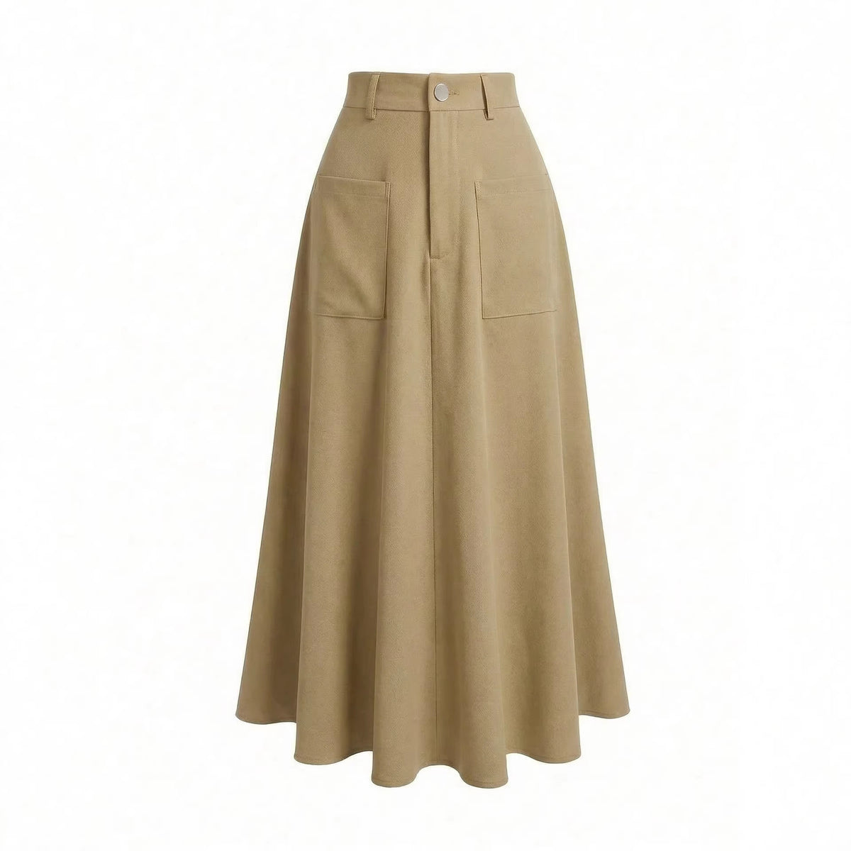 French-Style Slimming A-Line Midi Skirt - fairypeony